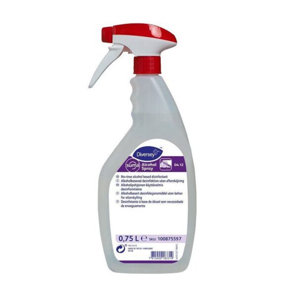Dezinfekcijas līdzeklis uz spirta bāzes Suma Alcohol Spray D4.12 750ml