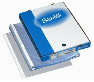Kabata dokumentiem BANTEX A4, matēta, 60mic, 100 gab./iepak.