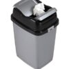 Atkr. kaste 50L Locked Easy pelēka-melna