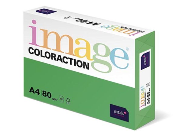Papīrs Image Coloraction 68, A4, 80 g/m2, 500 loksnes, smaragdzaļš