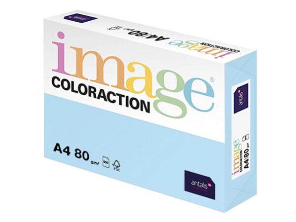 Papīrs Image Coloraction 72, A4, 80 g/m2, 500 loksnes, gaiši zils