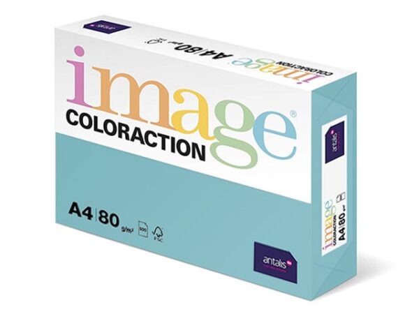 Papīrs Image Coloraction 77, A4, 80 g/m2, 500 loksnes, ūdens zils