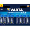 Baterijas AA,VARTA Longlife power Alkaline, 8 gab./iep.