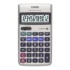 Kabatas kalkulators CASIO HL-122TV-S-EH, 200 x 136 x 28 mm