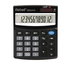 Galda kalkulators REBELL RE-SDC412 BX
