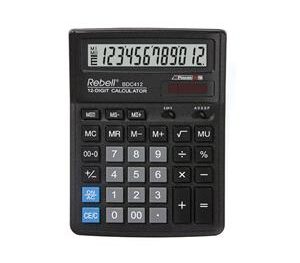Galda kalkulators REBELL RE-BDC412 BX