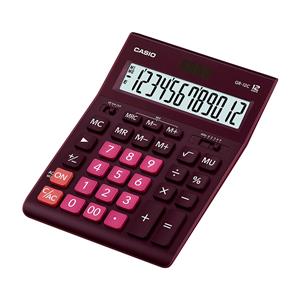 Galda kalkulators CASIO GR-12C, 155x209x35 mm, bordo
