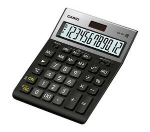 Galda kalkulators CASIO GR-120, 155x209x35 mm, melns/sudrabs