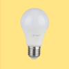 E27 11W(1055Lm) LED Spuldze V-TAC SAMSUNG, garantija 5 gadi, A60, silti balta gaisma 3000K