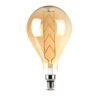 E27 8W(620Lm) LED Spuldze Filament Amber Glass G165, V-TAC, silti balta gaisma 2200K
