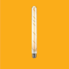 E27 5W(500Lm) LED Spuldze Filament AMBER, T30, V-TAC, silti balta gaisma 2200K