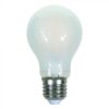 E27 7W(840Lm) LED Spuldze Filament matēta, A60, V-TAC, silti balta gaisma 2700K