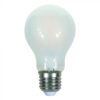 E27 7W(840Lm) LED Spuldze Filament matēta, A60, V-TAC, auksti balta gaisma 6400K