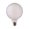 E27 7W(840Lm) LED Spuldze Filament Frost, G125, V-TAC, auksti balta gaisma 6400K