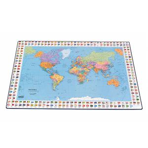 Galda segums Bantex 44×63 cm ar pasaules karti (angļu val.), Uzkopšanas līdzekļi, higiēnas preces, biroja preces, elektropreces.