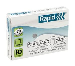 Skavas Rapid, Standard, 23/10, 1000 skavas/kastītē, Uzkopšanas līdzekļi, higiēnas preces, biroja preces, elektropreces.