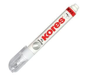 Korekcijas pildspalva KORES Metal Tip, 10 ml, Uzkopšanas līdzekļi, higiēnas preces, biroja preces, elektropreces.