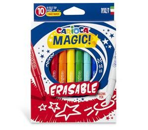 Flomāsteri CARIOCA MAGIC, 9 krāsas + 1 burvju marķieris, Uzkopšanas līdzekļi, higiēnas preces, biroja preces, elektropreces.