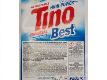 Veļas Pulveris TINO BEST MOUNTAIN SPRING UNIVERSAL 20.kg, Uzkopšanas līdzekļi, higiēnas preces, biroja preces, elektropreces.
