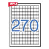Uzlīmes APLI ILC ar izmēru 17.8x10mm, 25 loksnes/270 uzlīmes loksnē