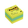 Piezīmju līmlapiņu mini kubs POST-IT Lemon, 51x51mm, 400 lapiņas