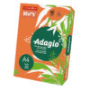 Krāsains papīrs REY ADAGIO 21, A4, 160 g/m2, 250 loksnes/iepak., oranža krāsa (Orange) (Nr.21)