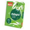 Krāsains papīrs REY ADAGIO 52, A4, 160 g/m2, 250 loksnes/iepak., zaļa krāsa (Deep Green) (Nr.52)
