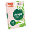 Krāsains papīrs REY ADAGIO 07, A3, 80 g/m2, 500 loksnes/iepak., gaiši rozā krāsa (Pink) (Nr.07)