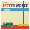 Piezīmju līmlapiņas Tesa Office, 75x75 mm, dzeltenas, 100 lapiņas