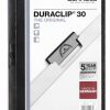 Mape DURABLE DURACLIP® Original 30, A4 formāts, melna