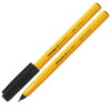 Lodīšu pildspalva SCHNEIDER 505 F 0.7mm, dzeltens korpuss, melna tinte