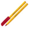 Lodīšu pildspalva SCHNEIDER 505 F 0.7mm, dzeltens korpuss, sarkana