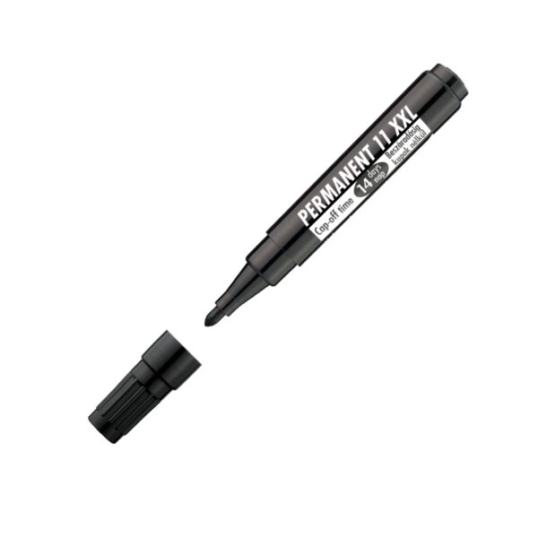 Noturīgais marķieris ICO 11XXL, 1-3 mm, melns