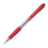 Lodīšu pildspalva PILOT SUPER GRIP 0.7mm sarkana tinte