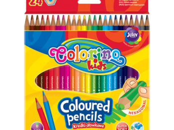 Krāsainie zīmuļi COLORINO KIDS 24 krāsas