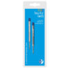 Lodīšu serdenis pildspalvām INOXCROM metāla, 1.0 mm, zilā krāsā, 2 gab./blisterī