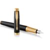 Tintes pildspalva PARKER IM Premium Black/Gold GT Fine