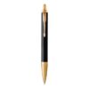 Lodīšu pildspalva PARKER IM Premium Black/Gold GT