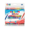 Krāsainie zīmuļi CARIOCA Bi-Color, trīsstūra formas, 24 krāsas