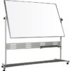 Magnētiskā tāfele BI-OFFICE EVOLUTION emaljēta, rotējoša 1800x1200mm, mobīla