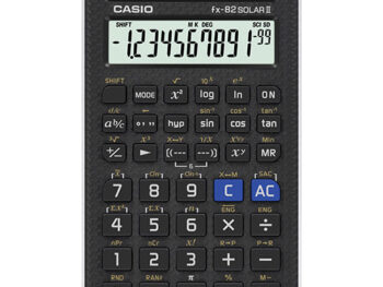 Zinātnisks kalkulators CASIO FX-82Solar II, 19 x 70 x 121 mm
