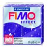 Cietējoša modelēšanas masa FIMO EFFECT, 57 g, mirdzoša violetā krāsa (glitter violet)