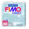 Cietējoša modelēšanas masa FIMO EFFECT, 57 g, mirdzoša sudraba krāsa (glitter silver)