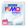 Cietējoša modelēšanas masa FIMO EFFECT, 57 g, caurspīdīgi baltā krāsa (translucen white)