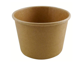 Kartona zupas trauks 12OZ KRAFT 96mm 25 gab./pac. 20 pac./kastē