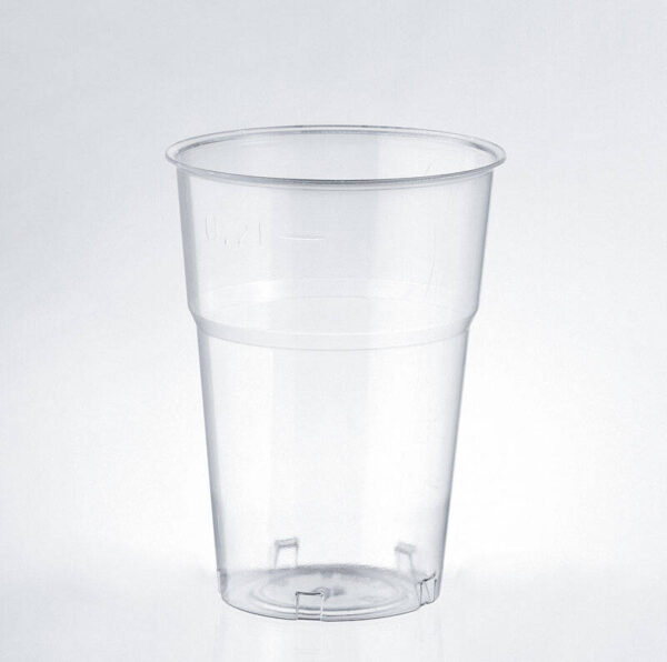Glāze plastmasas balta EU PP B600673 200ml Coveris 100gab./pac. 30 pac./kastē