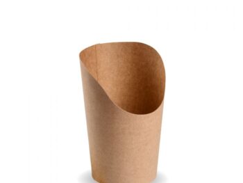 Kartona krūze WRAP 350ml kraft 65 gab./pac., 20 pac./kastē
