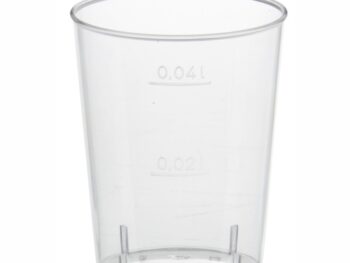 Glāze 2/4cl PS EU 50gab./pac., 40 pac./kastē