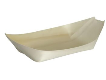 Šķīvis-laiviņa koka 11cm, 100gab./pac., 10 pac./kastē