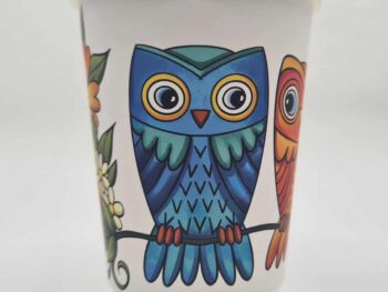 Kafijas krūze “Pūce” 2x, 350ml 30 gab./pac. 24 pac./kastē